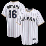 MLB JAPAN White #16 OHTANI  1:1 Quality Baseball Jerseys World Cup
