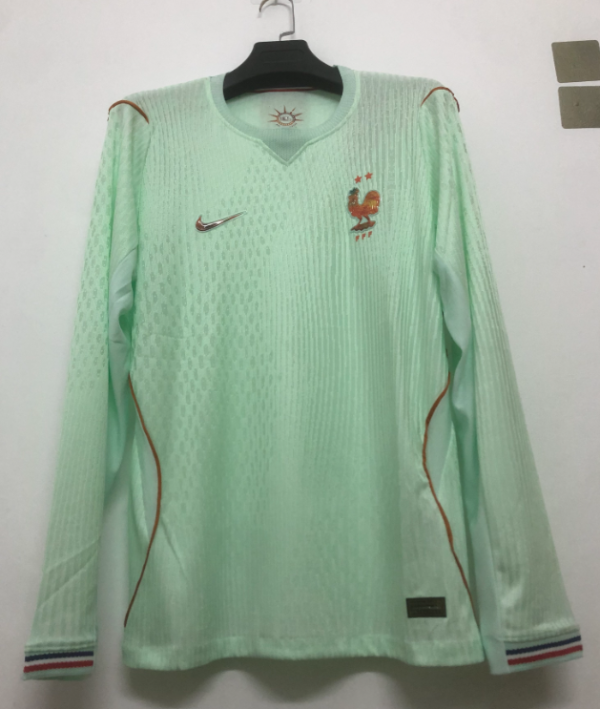 26/27（2026） France  Away Long Sleeves Player 1:1 Quality Soccer Jersey（球员版）