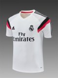 2014/2015  Real Madrid Training White Retro  1:1 Quality Soccer Jersey