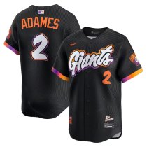 MLB Giant City Edition Black #2 ADAMES  1:1 Quality Baseball Jerseys