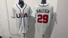 MLB USA White  #29 RALEIGH  1:1 Quality Baseball Jerseys World Cup