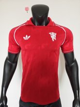 26/27 (2026) Manchester United  Red Casual Style  Player 1:1 Quality Soccer Jersey