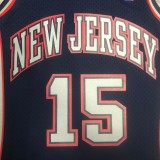 2006/2007  Brooklyn Nets Blue #15 CARTER   1:1 Quality NBA Season Jerseys