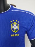 1998 Brazil Blue  Player  1:1 Quality Retro Soccer Jersey