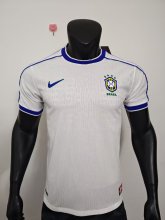1998 Brazil White   Player  1:1 Quality Retro Soccer Jersey