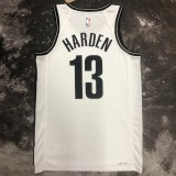 2023 Brooklyn Nets White #13 HARDEN  1:1 Quality NBA Season Jerseys