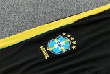 26/27 (2026)  Brazil Black paired with Yellow 1:1 Quality Training Jersey