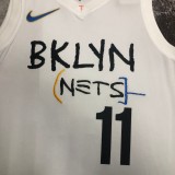 2023  Brooklyn Nets  City Edition White #11 IRVING  1:1 Quality NBA Season Jerseys