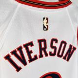 2026  Philadelphia 76ers Retro White  #3 IVERSON  1:1 Quality NBA Season Jerseys