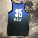 2023  Brooklyn Nets  ALL-STAR Blue #35 DURANT  1:1 Quality NBA Season Jerseys