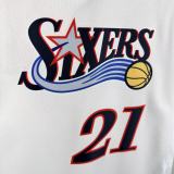 2026  Philadelphia 76ers Retro White  #21 EMBIID   1:1 Quality NBA Season Jerseys