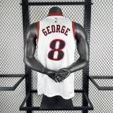 2026  Philadelphia 76ers Retro White #8 GEORGE  1:1 Quality NBA Season Jerseys