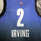 2023  Brooklyn Nets  ALL-STAR Blue #2 IRVING  1:1 Quality NBA Season Jerseys