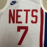 2023  Brooklyn Nets Retro White #7 DURANT  1:1 Quality NBA Season Jerseys