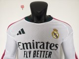 26/27（2026） Real Madrid Home Long Sleeve Player 1:1 Quality Soccer Jersey