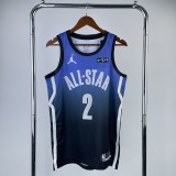 2023  Brooklyn Nets  ALL-STAR Blue #2 IRVING  1:1 Quality NBA Season Jerseys