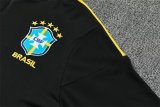 26/27 (2026)  Brazil Black paired with Yellow 1:1 Quality Training Jersey