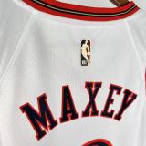 2026  Philadelphia 76ers Retro White  #0 MAXEY   1:1 Quality NBA Season Jerseys