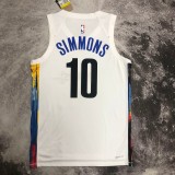 2023  Brooklyn Nets  City Edition #10 SIMMONS  1:1 Quality NBA Season Jerseys