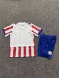 26/27（2026）Paraguay  Home Kids 1:1 Quality Soccer Jersey