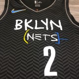 2021  Brooklyn Nets City Edition graffiti Black  #2 GRIFFIN  1:1 Quality NBA Season Jerseys