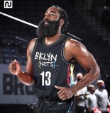 2021  Brooklyn Nets City Edition graffiti Black  #13 HARDEN 1:1 Quality NBA Season Jerseys