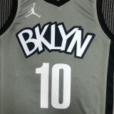 Brooklyn Nets Grey #10 SIMMONS  1:1 Quality NBA Season Jerseys 75 Year