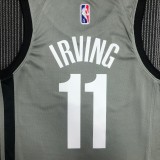 Brooklyn Nets Grey #11 IRVING 1:1 Quality NBA Season Jerseys 75 Year
