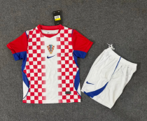 26/27（2026）Croatia Home Kids 1:1 Quality Soccer Jersey