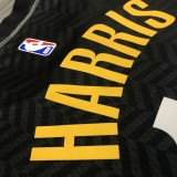 2021  Brooklyn Nets City Edition graffiti Black #12 HARRIS  1:1 Quality NBA Season Jerseys