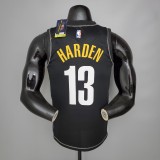 2021  Brooklyn Nets City Edition graffiti Black  #13 HARDEN 1:1 Quality NBA Season Jerseys