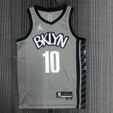 Brooklyn Nets Grey #10 SIMMONS  1:1 Quality NBA Season Jerseys 75 Year