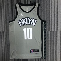 Brooklyn Nets Grey #10 SIMMONS  1:1 Quality NBA Season Jerseys 75 Year