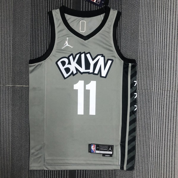 Brooklyn Nets Grey #11 IRVING 1:1 Quality NBA Season Jerseys 75 Year
