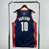2026  Retro Cleveland Cavaliers Blue #10 GARLAND 1:1 Quality NBA Season Jerseys