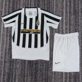 2003/2004 Juventus  Home Kids Kits Retro 1:1 Quality Soccer Jersey