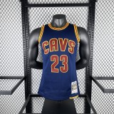 2015/2016  Retro Cleveland Cavaliers Blue #23 JAMES 1:1 Quality NBA Season Jerseys