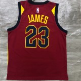 2017 Cleveland Cavaliers Red 23 James V-neck  1:1 Quality NBA Season Jerseys