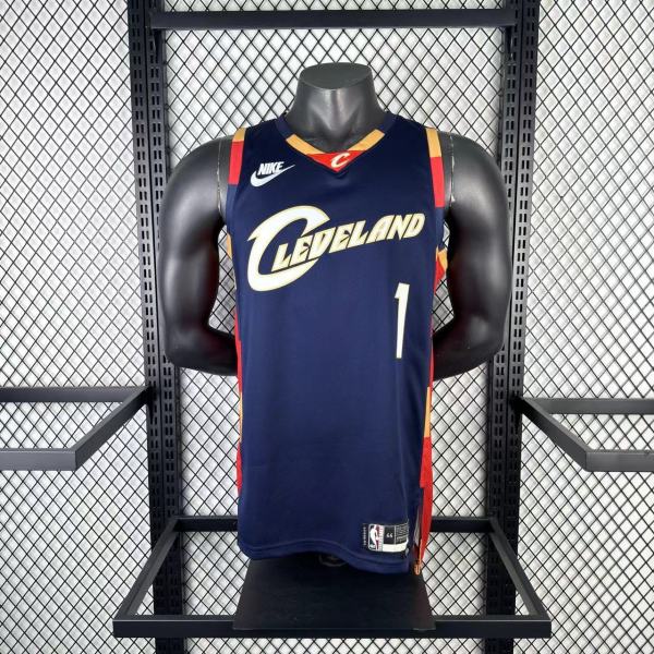2026  Cleveland Cavaliers Retro Blue #1 HARDEN 1:1 Quality NBA Season Jerseys