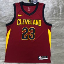 2017 Cleveland Cavaliers Red 23 James V-neck  1:1 Quality NBA Season Jerseys