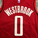 2021  Houston Rockets Red #0 WESTBROOK  1:1 Quality NBA Jersey
