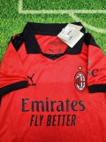 25/26 AC Milan Fourth Kids 1:1 Quality Soccer Jersey
