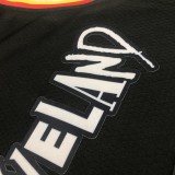 2021  Cleveland Cavaliers Black City Edition 23 James round neck  1:1 Quality NBA Season Jerseys