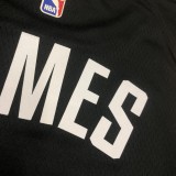 2021  Cleveland Cavaliers Black City Edition 23 James round neck  1:1 Quality NBA Season Jerseys