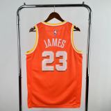 2026  Cleveland Cavaliers Orange City Edition #23 JAMES  1:1 Quality NBA Season Jerseys