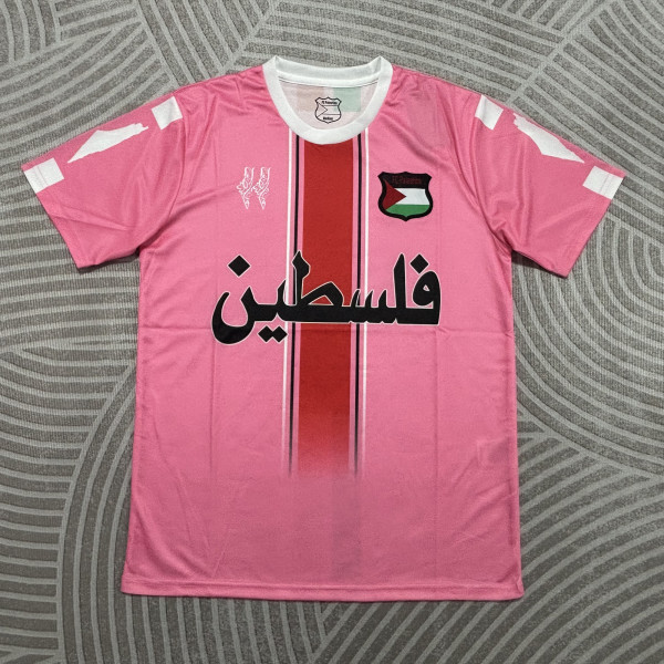 26/27（2026） Palestino  Special Edition Pink  Fans 1:1 Quality Soccer Jersey（巴勒斯坦人）