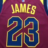 2017 Cleveland Cavaliers Red 23 James V-neck  1:1 Quality NBA Season Jerseys