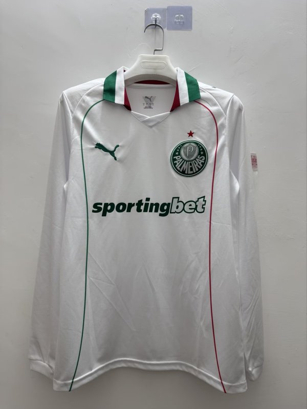 26/27（2026）Palmeiras  Away  Long Sleeves Fans 1:1 Quality  Soccer Jersey