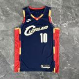 2026  Retro Cleveland Cavaliers Blue #10 GARLAND 1:1 Quality NBA Season Jerseys