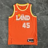 2026  Cleveland Cavaliers Orange City Edition #45 MITCHELL  1:1 Quality NBA Season Jerseys